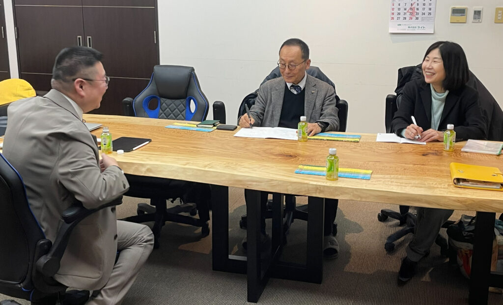 インタビュー風景